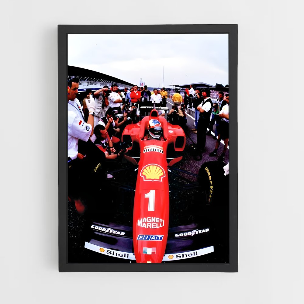 Poster L'Atelier Ferrari – affiche Voitures de Formule 1 (vue 2)